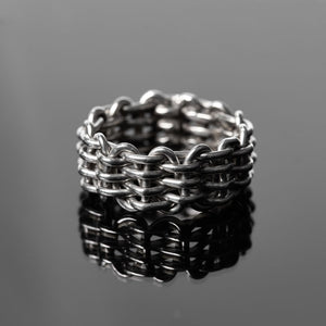 Hand Threaded Crown Ring