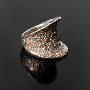 Armored Silver Ring